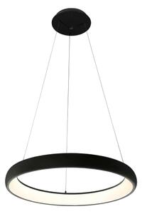 Dizajnový LED luster Antonio 81 Cct čierna + diaľkové ovládanie