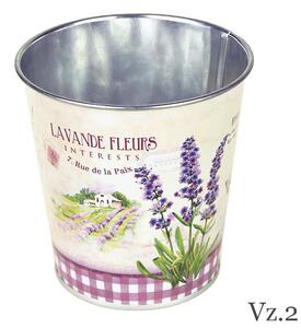 Dekoračný kvetináč Lavender (Dekoračné vedierko)