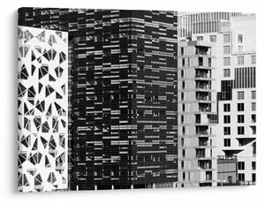Obraz čiernobiele architektúry (70x50 cm)