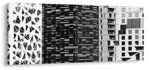 Obraz čiernobiele architektúry (120x50 cm)
