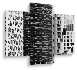 Obraz čiernobiele architektúry (90x60 cm)
