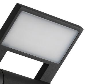 Vonkajšie nástenné svietidlo sivé vrátane LED IP54 so snímačom pohybu - Zane