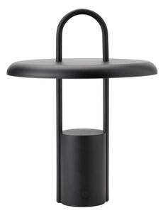 Prenosná LED lampa Pier Black 25 cm