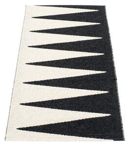 Čierno-biely vnútorný a vonkajší behúň 70x150 cm Vivi Black – Pappelina