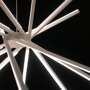 Závesné LED svietidlo Shanghai 8-pl. 4 000 K biele