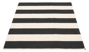 Čierno-biely vnútorný a vonkajší koberec 140x180 cm Bob Black Vanilla – Pappelina
