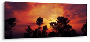 Obraz západu slnka (120x50 cm)