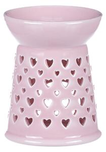 Porcelánová arómalampa Pink, 11 x 11 x 14 cm