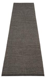 Antracitový vnútorný a vonkajší behúň 70x300 cm Emm Black Linen – Pappelina