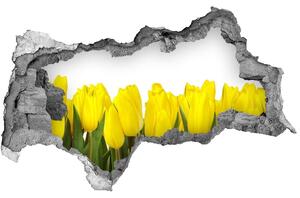 Samolepiaca nálepka fototapeta Žlté tulipány