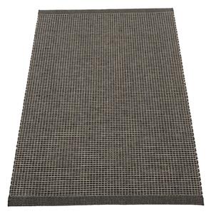 Antracitový vnútorný a vonkajší koberec 70x120 cm Emm Black Linen – Pappelina