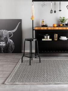 MOOD SELECTION Exteriérový koberec Cleo White/Black - koberec ROZMER CM: 80 x 150