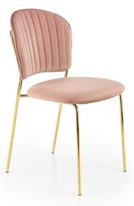 Halmar Jedálenská stolička K499 - růžová