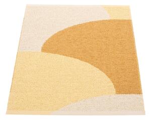 Okrovožltý vnútorný a vonkajší koberec 70x90 cm Hill Ochre Pale Yellow – Pappelina