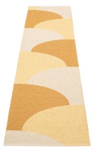 Okrovožltý vnútorný a vonkajší behúň 70x270 cm Hill Ochre Pale Yellow – Pappelina