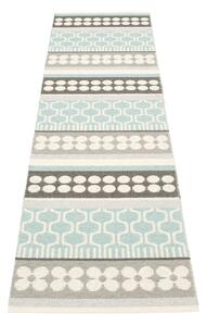Sivo-tyrkysový vnútorný a vonkajší behúň 70x270 cm Asta Pale Turquoise – Pappelina