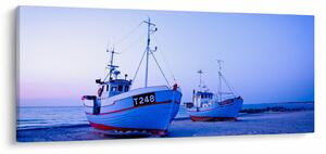 Obraz - Vylodenie za súmraku (120x50 cm)