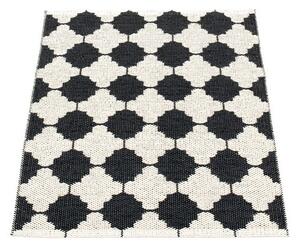 Čierno-biely vnútorný a vonkajší koberec 70x90 cm Marre Black Coral – Pappelina