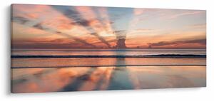 Obraz slnečných lúčov nad Daytonskú pláži (120x50 cm)