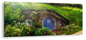 Obraz - Hobitína (120x50 cm)