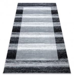 Koberec ARGENT - W9557 Ramka, vintage, linie sivý