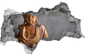 Samolepiaca nálepka na stenu Drevené buddha nd-b-120485087