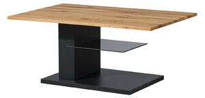 Konferenčný stolík divoký dub 110x70x46 prírodný lakovaný / olejovaný INNSBRUCK