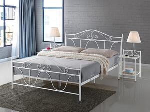 Manželská posteľ NOEMA - 160x200, biela