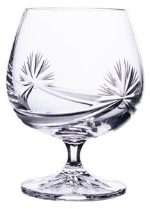 Onte Crystal Bohemia Crystal ručne brúsené poháre na rum, brandy a koňak Mašľa 250 ml 2KS