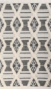 Koberec TOM TAILOR VINTAGE COZY KELIM BLACK / WHITE 3D