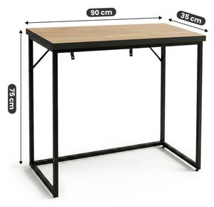 Konzolový stolík ORIGO dub craft / čierne nohy