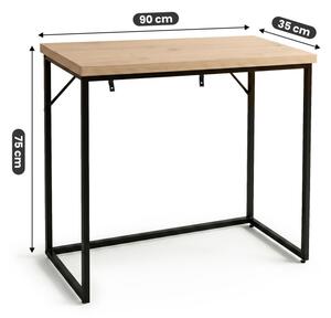 Konzolový stolík ORIGO dub artisan / čierne nohy