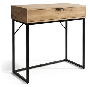 Konzolový stolík MODENA dub artisan / čierne nohy