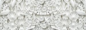 Fototapeta - Alabastrová biela abstrakcia (152,5x104 cm)