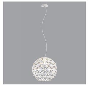 Luster na lanku FROZEN 1xE27/60W/230V pr. 50 cm biela