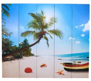 Skladací paraván 200x170 cm potlač pláže
