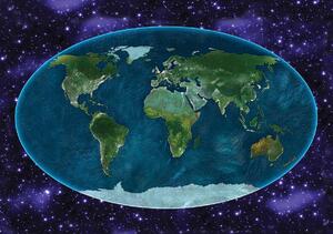 Fototapeta - Pohľad na planétu Zem (152,5x104 cm)