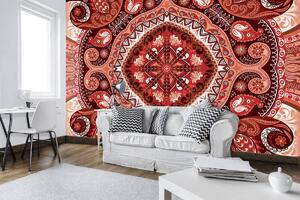 Fototapeta - Červená mozaika (152,5x104 cm)