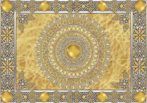 Fototapeta - Zlatá Mandala (254x184 cm)