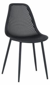 Jedálenská stolička Tegra - čierna