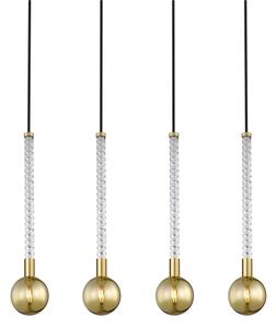 Zuma Line P0583-04A-2GHF - Luster na lanku MIDA 4xG9/6W/230V mosadz