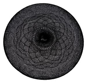 Prestieranie Mandala čierna, 38 cm