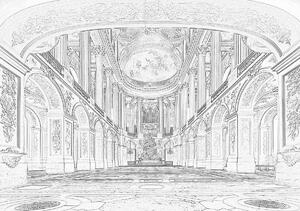 Fototapeta - Veľká sála sála vo Versailles (152,5x104 cm)