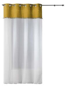 Luxusná biela záclona Alixia s lemom Honey 140x240cm