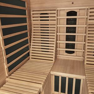 Infračervená sauna Helsinki 150 s technológiou Dual Technology čierna