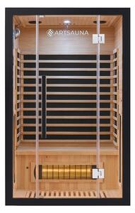 Infračervená sauna Skara čierna s technológiou Dual