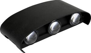 HÖFFTECH - LED Vonkajšie nástenné svietidlo UP&DOWN 6xLED/1W/230V IP65