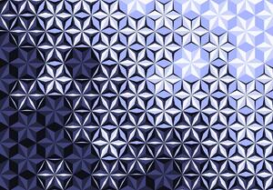Fototapeta - Mozaika fialová (254x184 cm)
