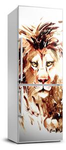 Nálepka s fotografiou na chladničku Stena lev