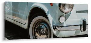 Obraz - Retro auto Fiat (120x50 cm)